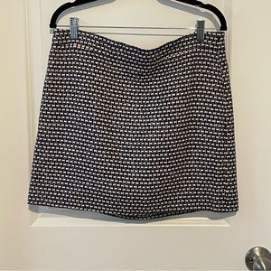 Jcrew Royal Blue Tweed Skirt